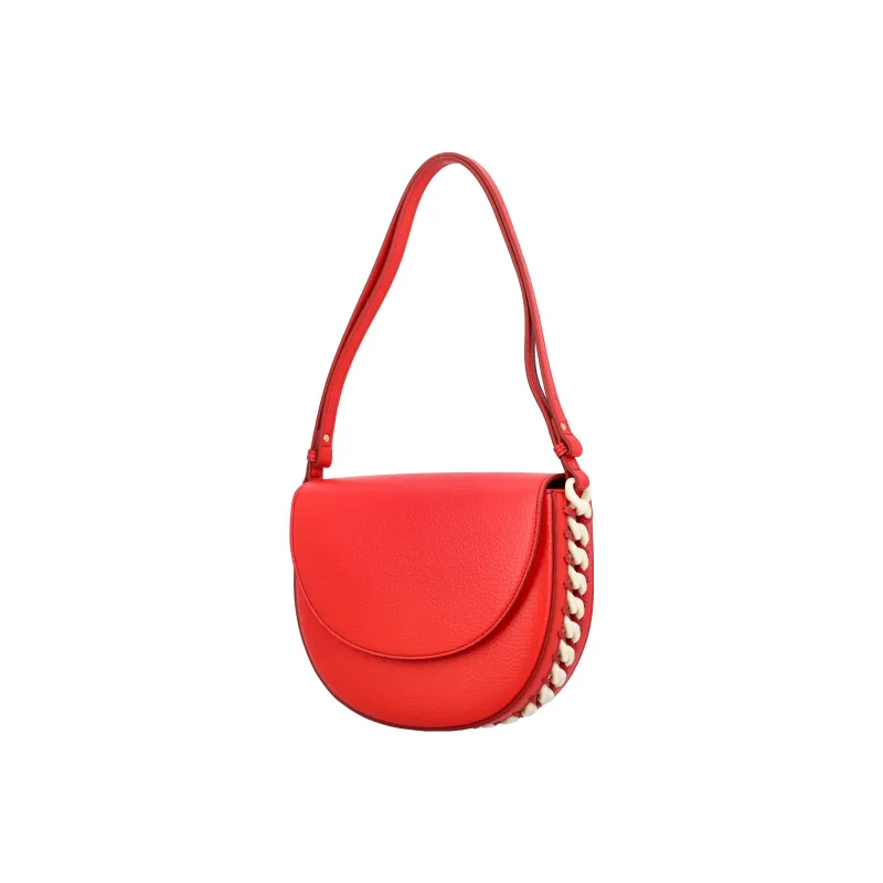 Stella McCartney Frayme Polyurethane Handbag Shoulder Bag Women's Red-2