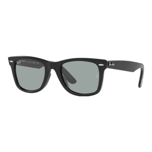RayBan Acetate Plate Frame Irregular Shape Sunglasses Unisex Black