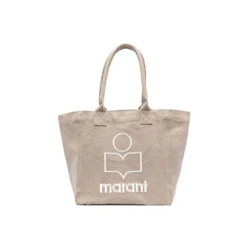 ISABEL MARANT Yenky Logo Embroidered Tote Bag