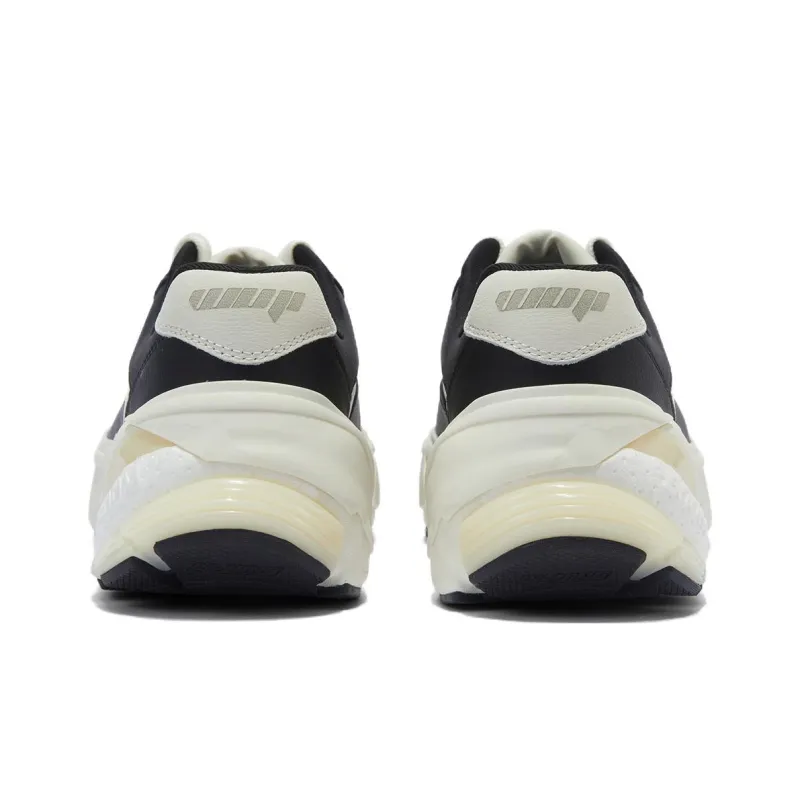 LiNing Wuji BR Anti Slip Wear Resistant Low Top Skateboard Shoes Women's Black White-4