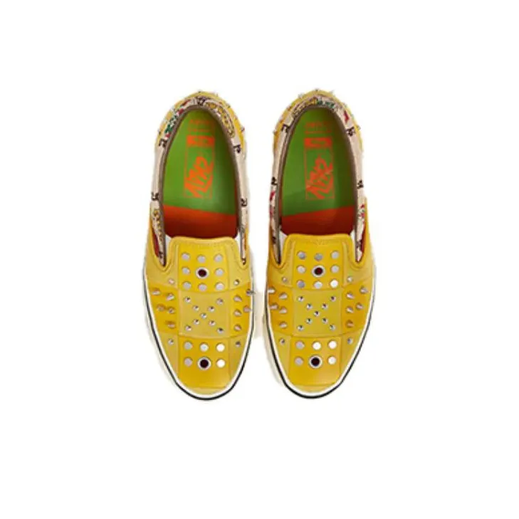 GUCCI Vans X GUCCI Og Classic Slip On Lx 'Yellow Patchwork'-2