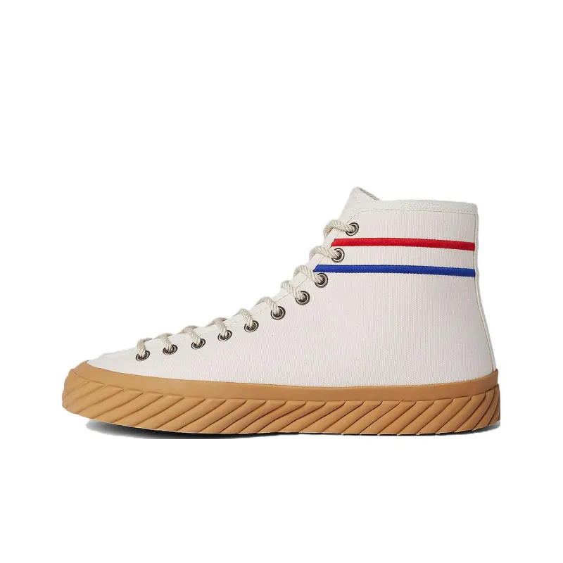 GUCCI Interlock G High Top Sneaker White Red Blue-0