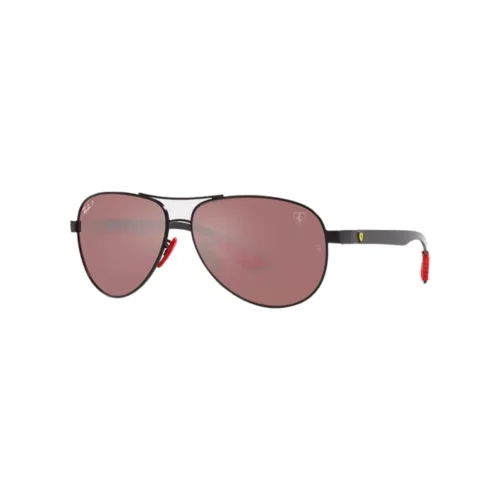 RayBan Scuderia Ferrari Aviator Frame Sunglasses