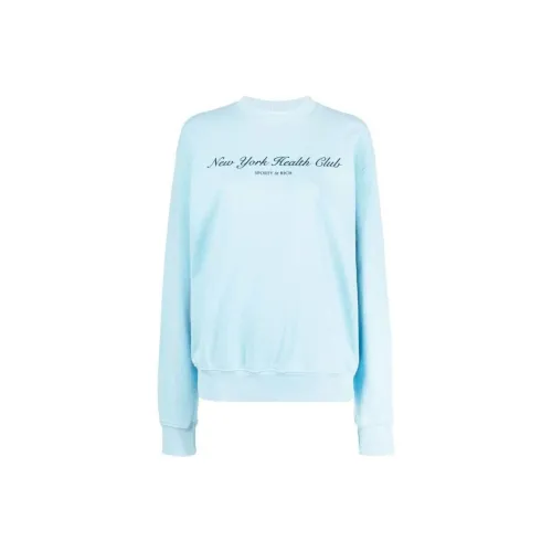 SPORTY & RICH Sweatshirts Women's Blue