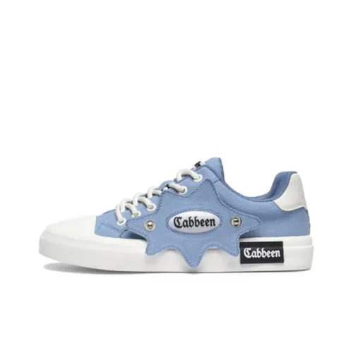 Cabbeen Skateboard Shoes Men Low-Top Dusty Blue