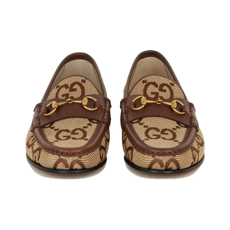 GUCCI Horsebit 1953 Monogram Loafers-2