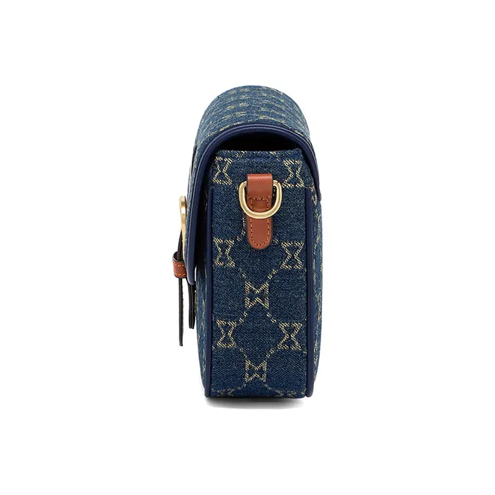 MashaLanti Denim Bags Shoulder Bag, Crossbody Bag Regular Women's Royal Blue-2