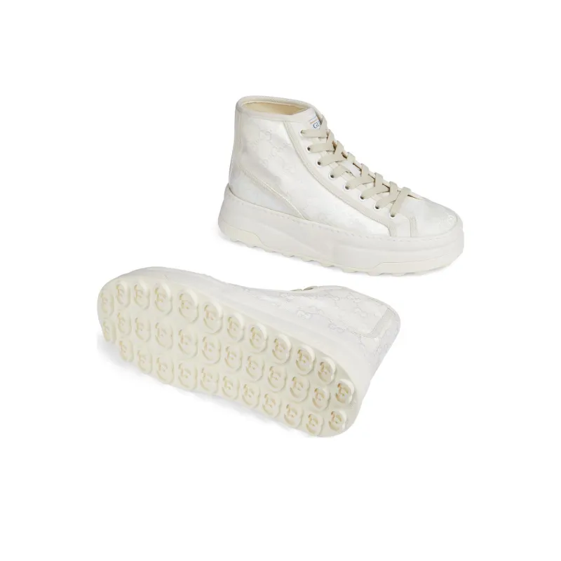 GUCCI Stylish Skateboarding Shoes Women's White-5