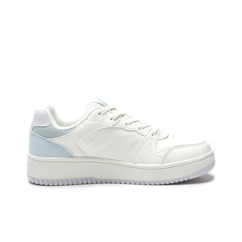 Anta Little Zero Sensation, Year One Non slip Lightweight Low Top Skateboard Shoes Women's White Blue Purple-1