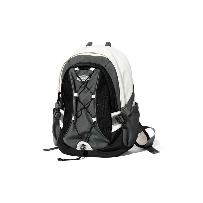 LIVEBOX EN DIRECT Nylon Fabric Backpack Small Size Women's Purple Dopamine Dressing Color Scheme-8