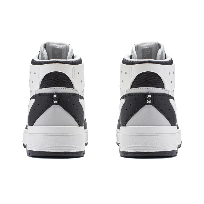 LiNing Yamahara 2.0 Anti Slip Wear Resistant High Top Skateboard Shoes Men's Black White-4
