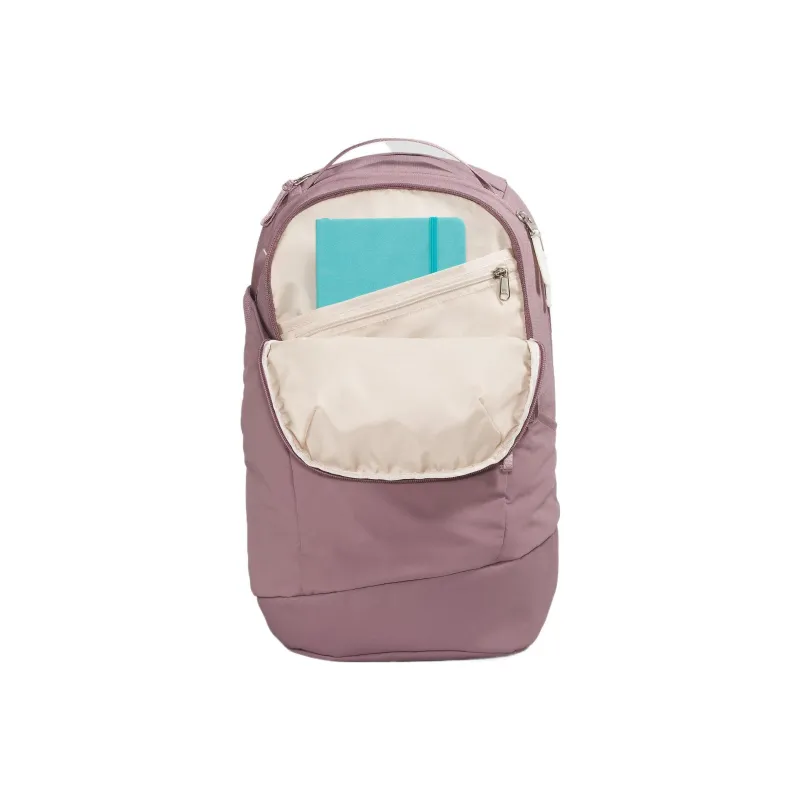 THE NORTH FACE Recycled Polyester Backpack Women's Light Yellow Umber/Light Heather/Gardenia White-3