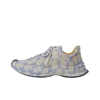 GUCCI Monogram Run Sneaker Beige Blue