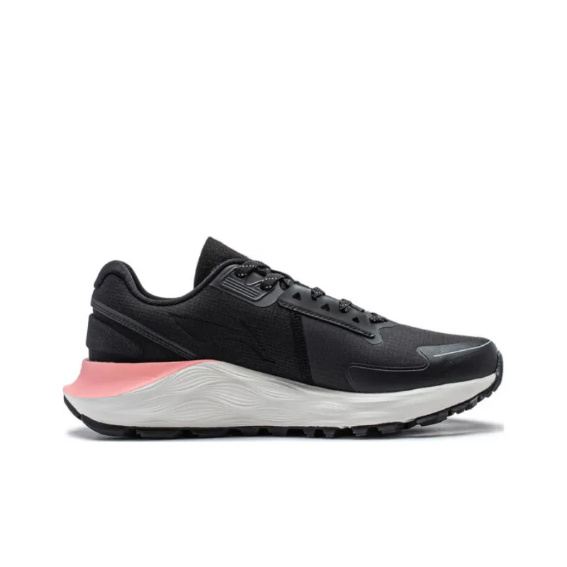 LiNing Yufeng Cushioning Wear Resistant Low Top Running Shoes Women's Black-1