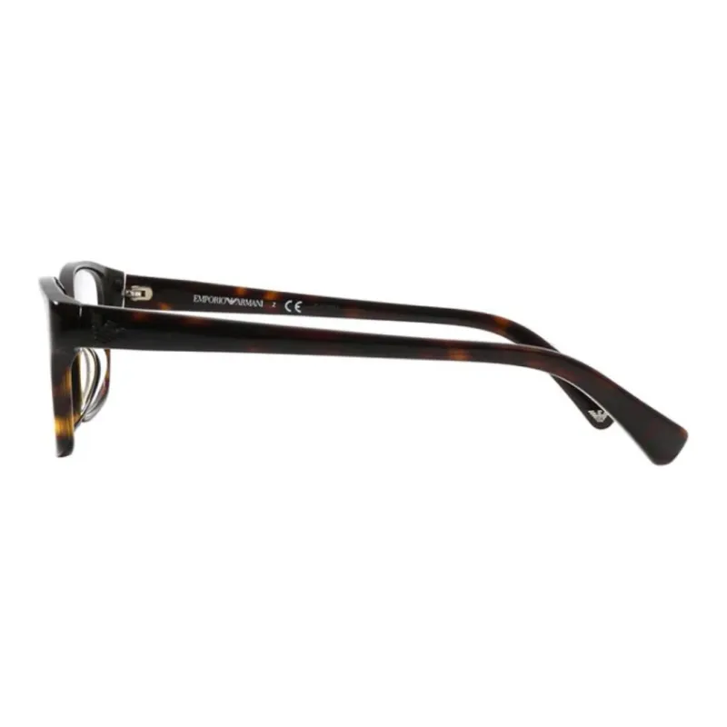 EMPORIO ARMANI Plate Frame Square Eyeglass Frames Unisex Tortoiseshell-2
