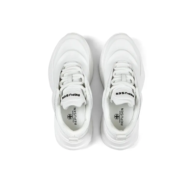 REPUSEN Low Top Casual Shoes Unisex White-4