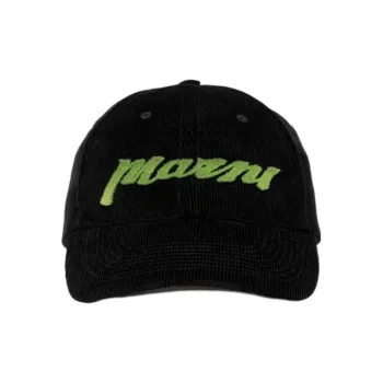 MARNI Cotton Baseball Caps Men's Black
