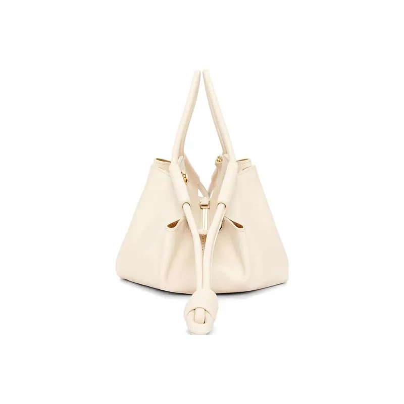LOEWE Cow Leather Dumpling Bag, Shoulder Bag, Crossbody Bag, Handbag Small Size Women's Ecru-3