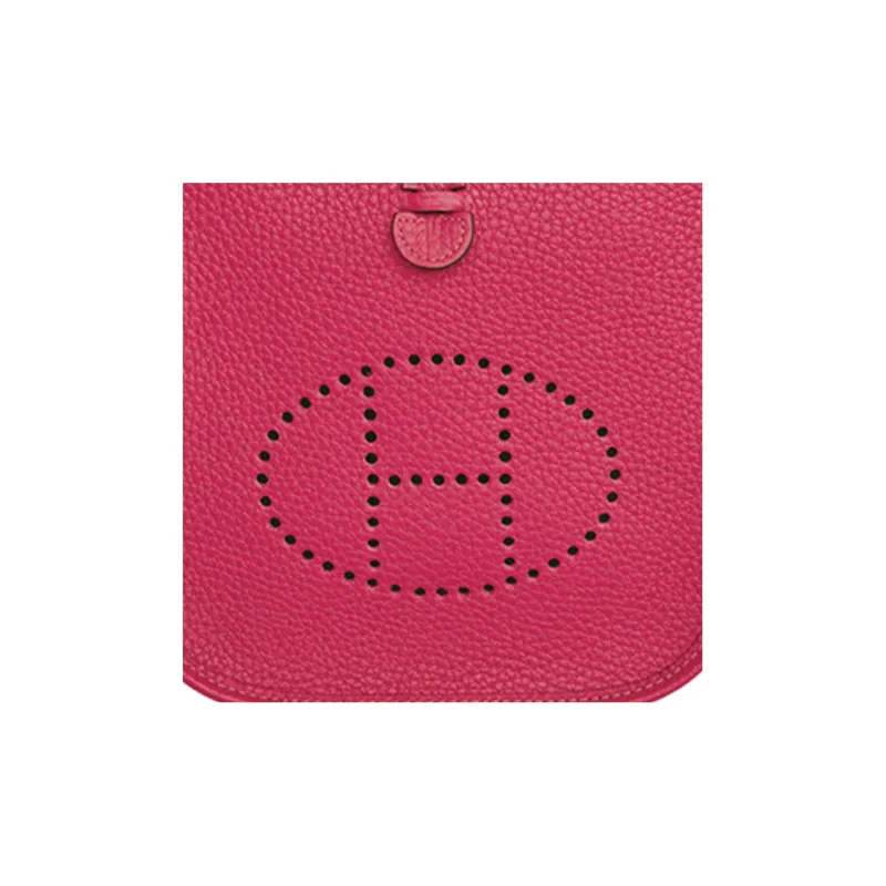 HERMES Evelyne Clemence Calfskin Shoulder Bag, Crossbody Bag Mini Women's-3