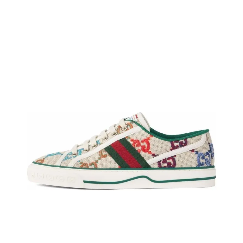 GUCCI Women's Tennis 1977 'White Multi' Women's-0