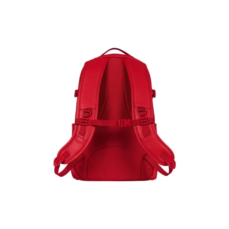 Supreme Cow Leather Backpack Regular Unisex Red-3