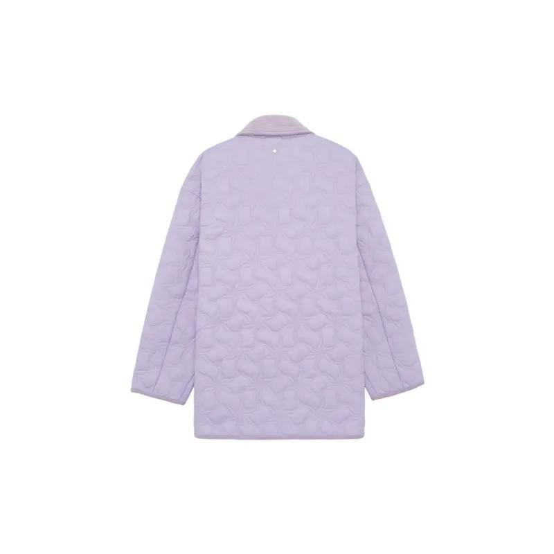LI NING 1990 Classic Collection Puffer Jackets Women's Vero Rose Purple-1