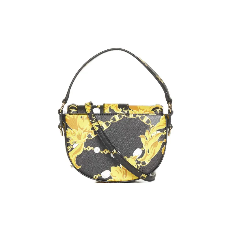 VERSACE JEANS COUTURE Baroque Printed Foldover Top Crossbody Bag-3