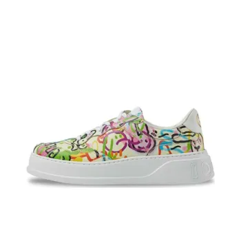 GUCCI Chunky B Stylish Skateboarding Shoes Women's White Vintage Version