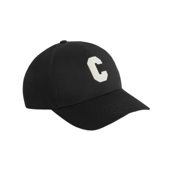 CELINE Initial Baseball Cap In Cotton