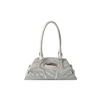 NOMK PU Cortex Small Square Bag, One Shoulder Handbag Regular Women's Multicolor