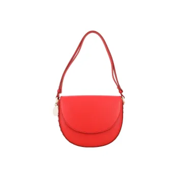 Stella McCartney Frayme Polyurethane Handbag Shoulder Bag Women's Red
