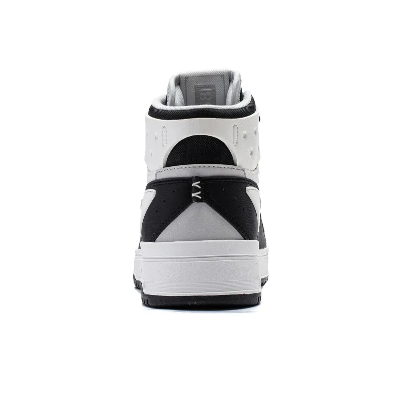 LiNing Yamahara 2.0 Anti Slip Wear Resistant High Top Skateboard Shoes Women's Black White-5