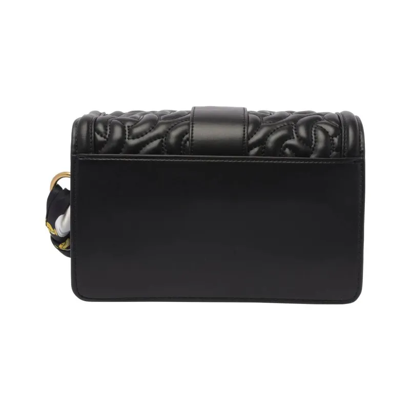 VERSACE JEANS COUTURE Polyester Shoulder Bag, Crossbody Bag Regular Women's Black-2