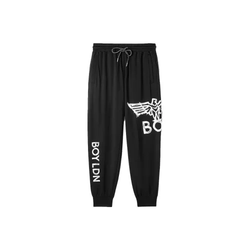 Boy London Knitted Sweatpants Unisex Black Sole With White Upper