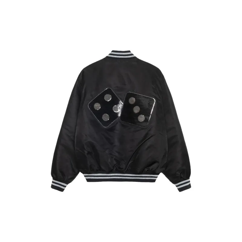 Stussy Sequins Satin Jacket - POIZON