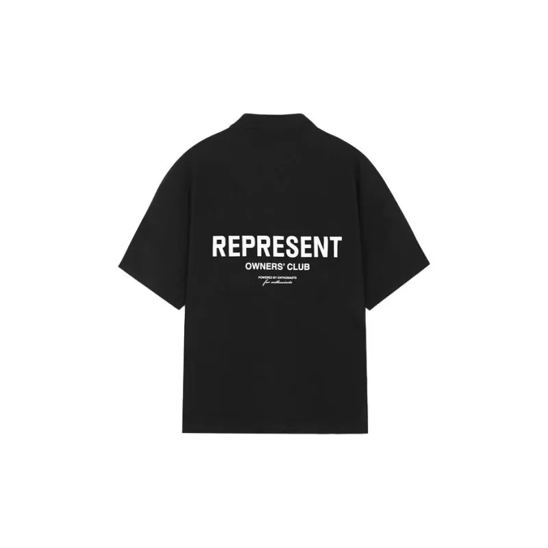 REPRESENT Polo Shirts Men Black-1