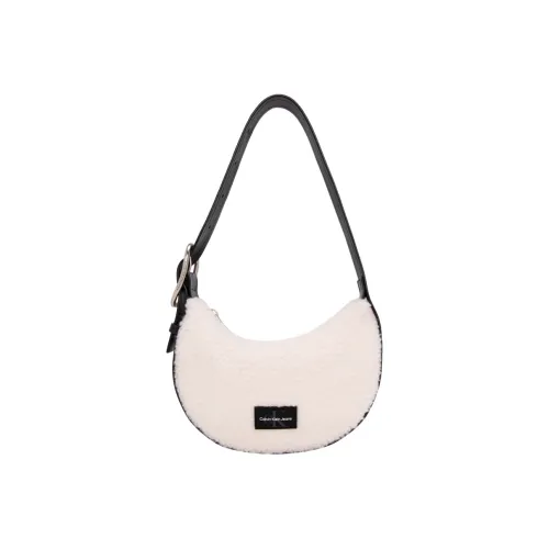 Calvin Klein Shoulder Bags Cream White