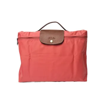 LONGCHAMP Le Pliage Polyamide Canvas Bag, Briefcase, Handbag Trumpets Women's Red