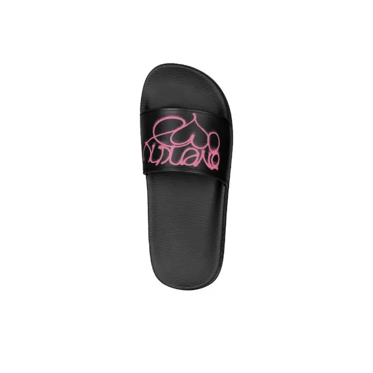 Givenchy Love Slide Slippers Women's Black-2