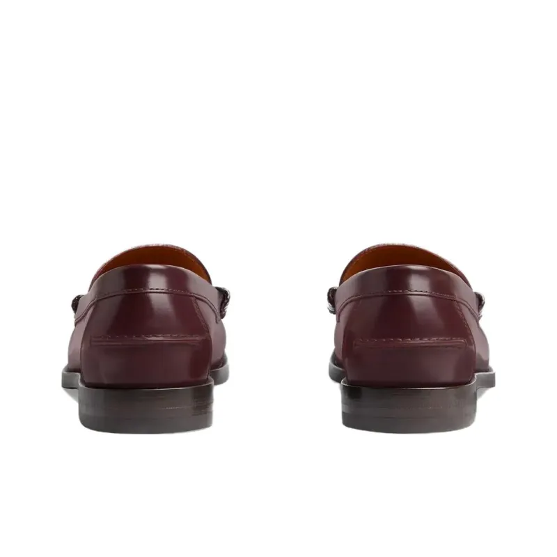 GUCCI Interlocking Men's Casual Shoes Men's Burgundy-3