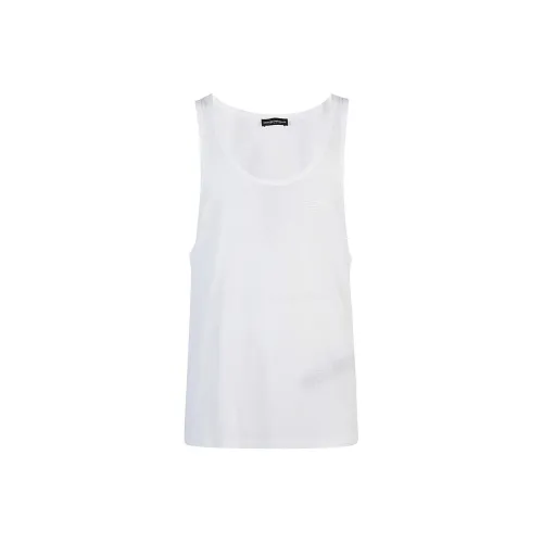 EMPORIO ARMANI Tank Tops Men White