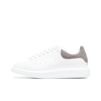 Alexander McQueen Oversized Lead Croc Suede