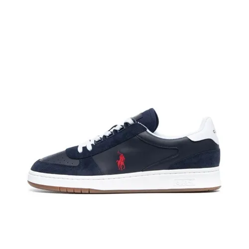 Polo Ralph Lauren Court Suede Trim Sneakers