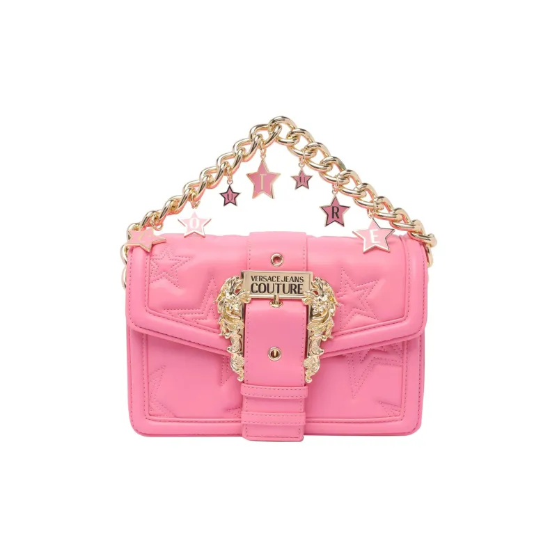 VERSACE JEANS COUTURE Polyester Shoulder Bag, Crossbody Bag Women's Pink-0