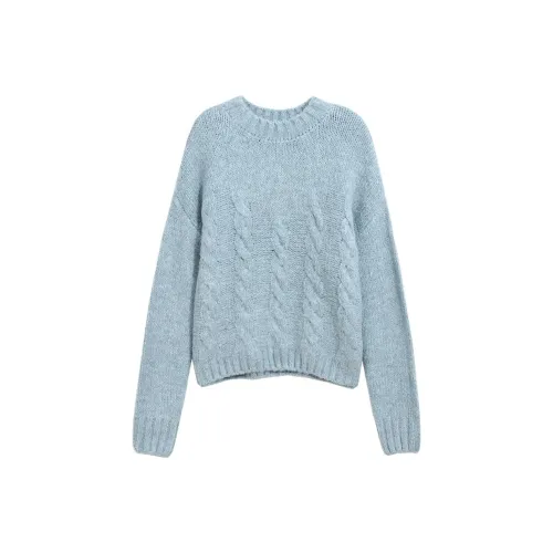 HSTYLE Sweaters Women's Ice Blue Pullover