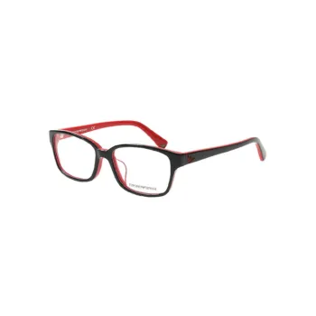 EMPORIO ARMANI Plate Frame Irregular Shape Sunglasses Unisex Black
