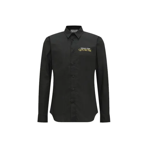 VERSACE JEANS COUTURE Shirts Men Black