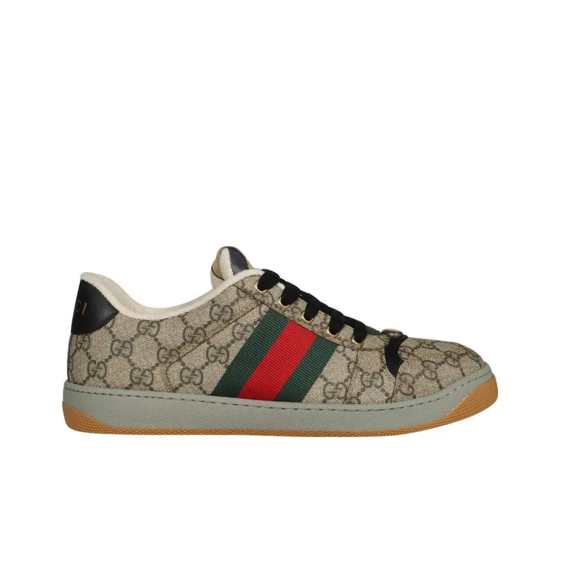 GUCCI Screener Sneaker 'GG Monogram Beige'-1