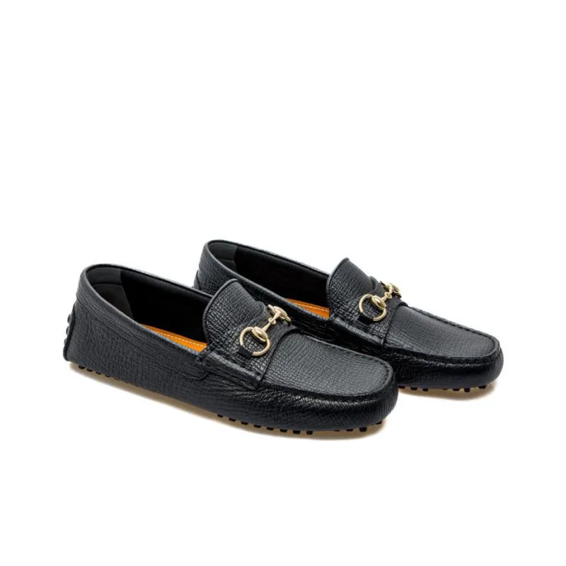 GUCCI Horsebit-detail Leather Loafers-2