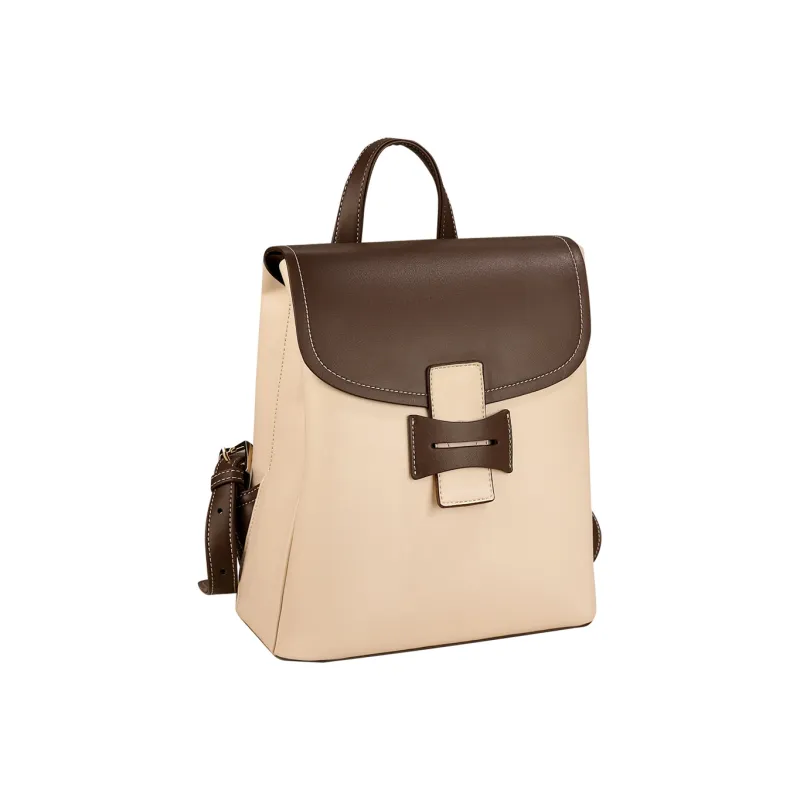 MEXICAN Backpacks Ecru & Coffee-2